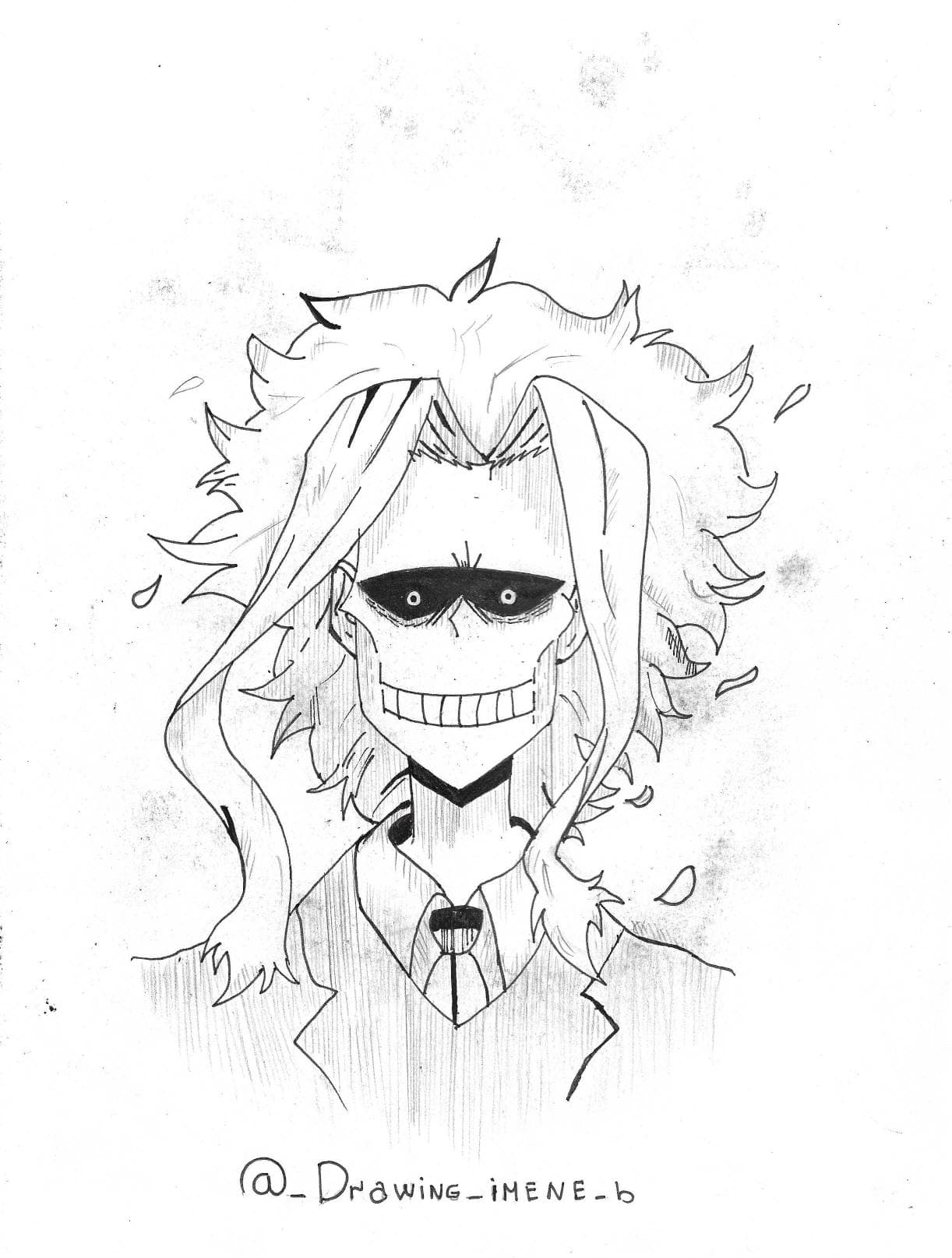 Crane Souriant, dessin manga 2019