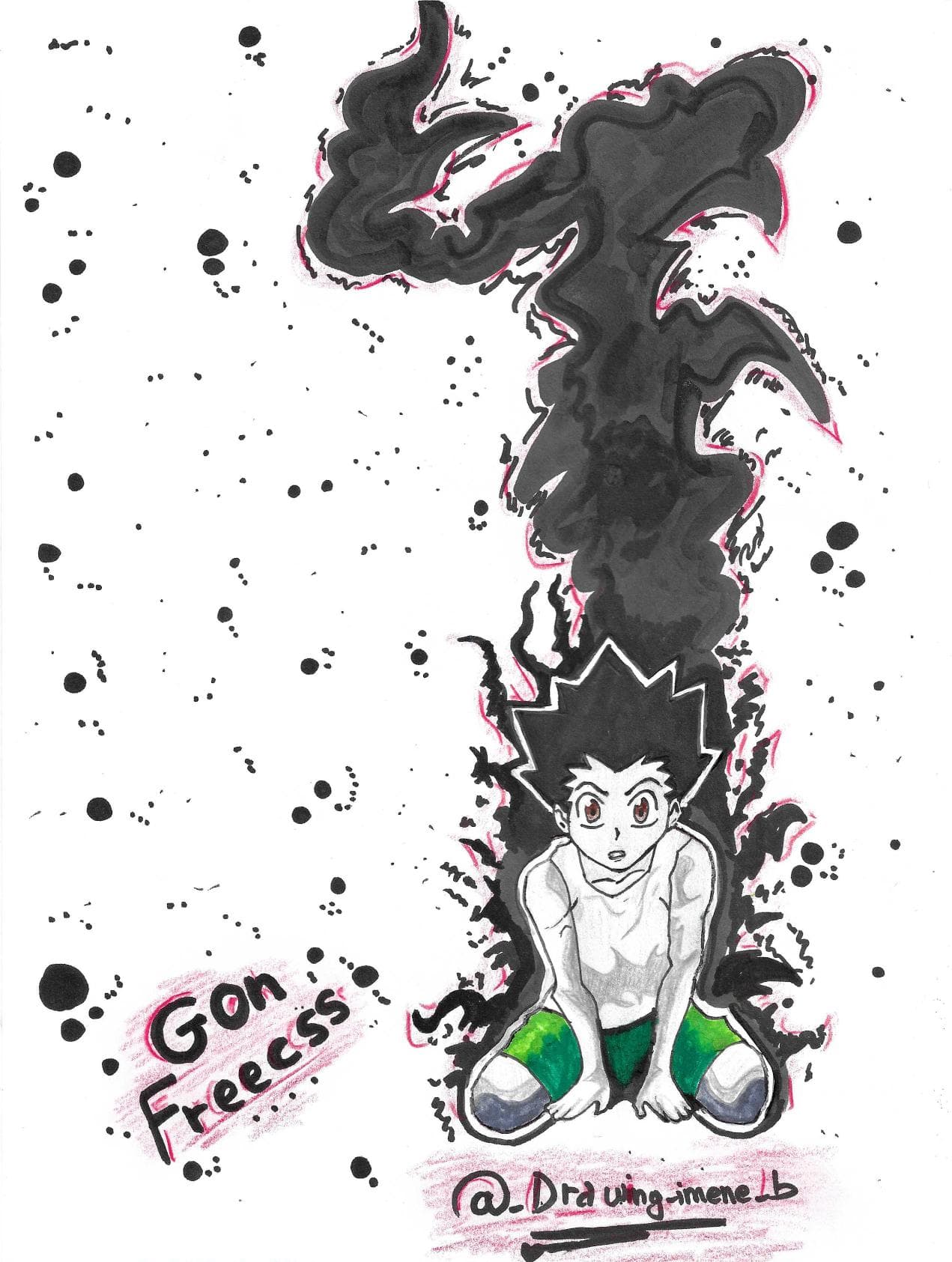 Gon Freecss, dessin manga 2019