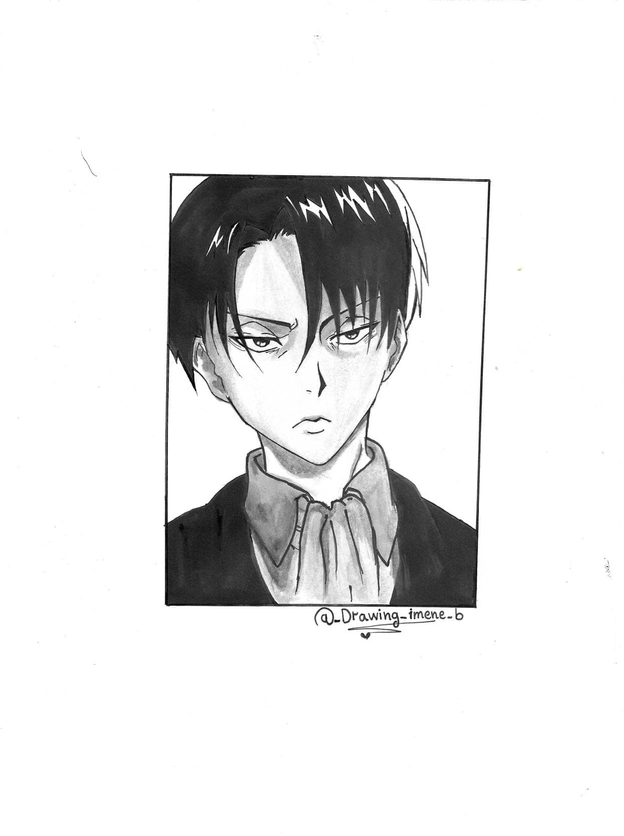 Levi Ackerman, dessin manga 2019