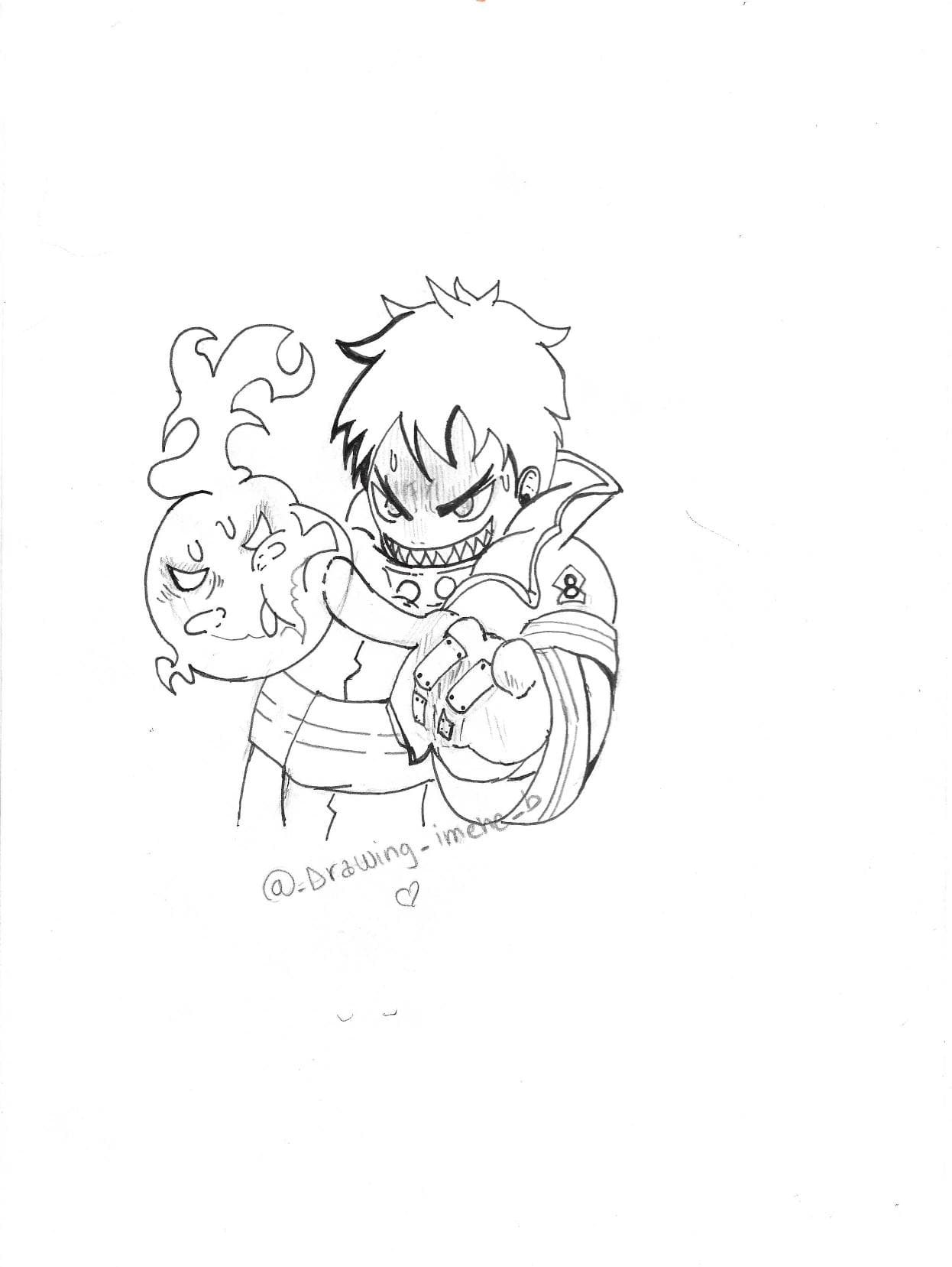 Luffy Diabolique, dessin manga 2019