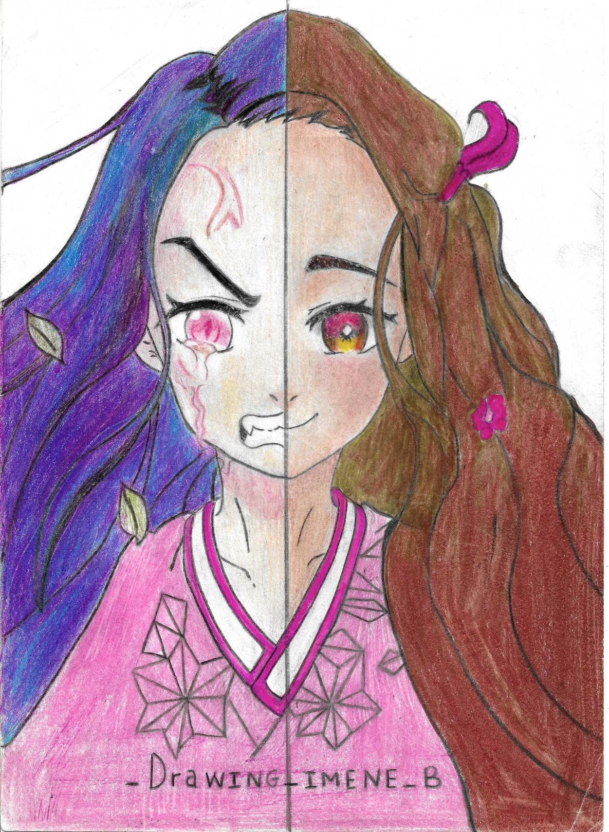 Nezuko Kamado, dessin manga 2019
