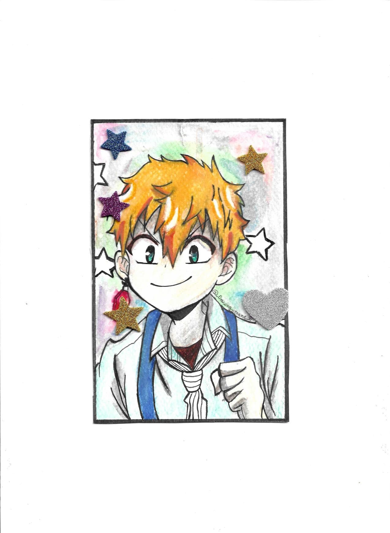 Portrait Garcon, dessin manga 2019